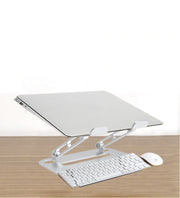 Ergonomic Laptop Cooling Stand – Foldable Aluminum Riser for Work, Study & Gaming | Zaplet