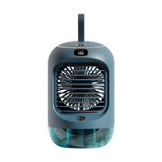 Mini Mist Air Cooler – USB Desktop Humidifier Fan with LED & Aroma Diffuser | Zaplet