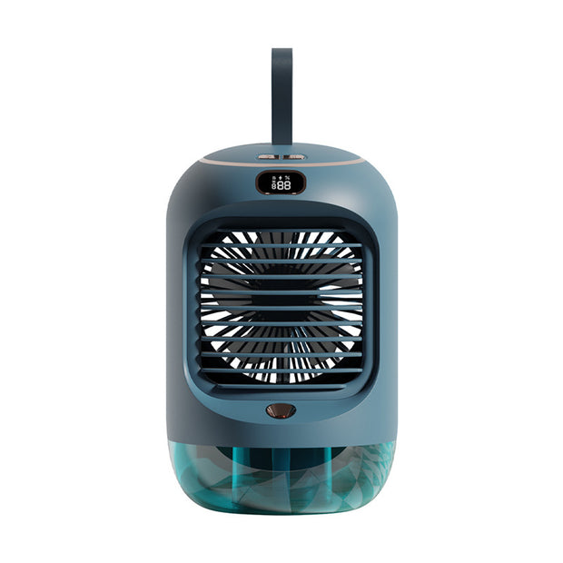 Mini Mist Air Cooler – USB Desktop Humidifier Fan with LED & Aroma Diffuser | Zaplet