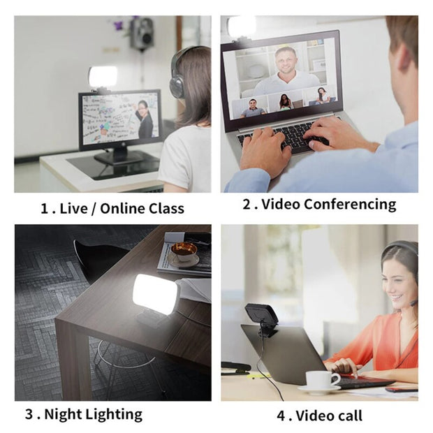 Mini LED Conference Light – Webcam Vlog & Live Streaming Kit | Zaplet