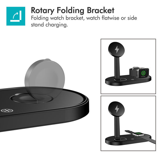 3-in-1 Magnetic Wireless Charging Station – MagSafe Stand | Zaplet