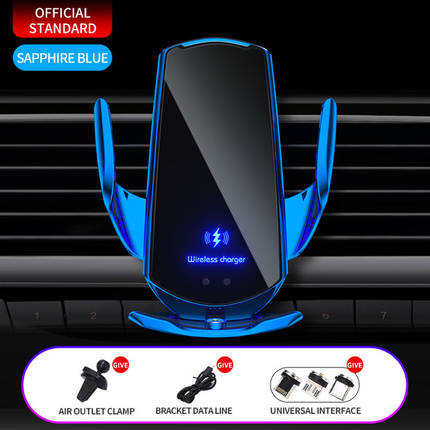 Q3 Car Wireless Charger – 15W Auto-Clamp Phone Mount | Zaplet