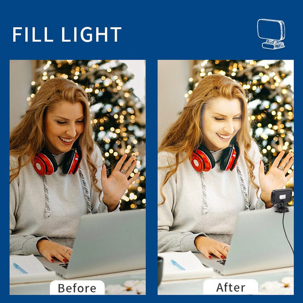 Mini LED Conference Light – Webcam Vlog & Live Streaming Kit | Zaplet