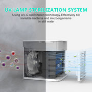 7-Color USB Mini Air Cooler – LED Night Light & UV Sterilizer | Zaplet