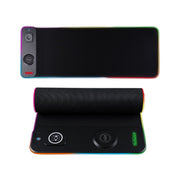 3-in-1 RGB Wireless Charging Mouse Pad – Gaming Desk Mat with Phone Stand | Zaplet