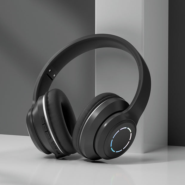 AuroraGlow™ Gradient Bluetooth Headphones – Foldable, Wireless, LED Light-Up | Zaplet