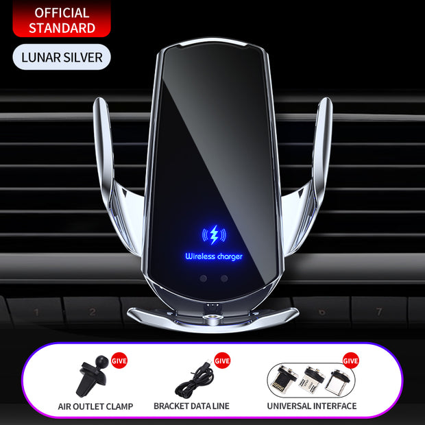 Q3 Car Wireless Charger – 15W Auto-Clamp Phone Mount | Zaplet
