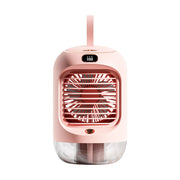 Mini Mist Air Cooler – USB Desktop Humidifier Fan with LED & Aroma Diffuser | Zaplet
