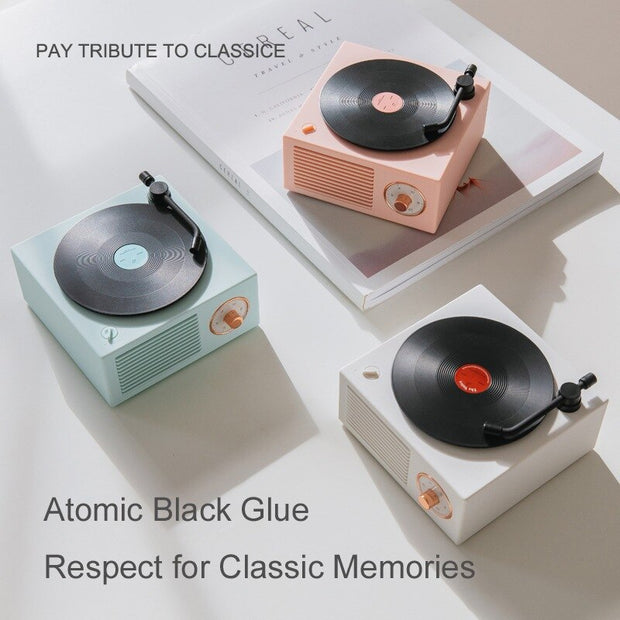 Retro Vinyl Bluetooth Speaker – Vintage Record Player Design | Zaplet