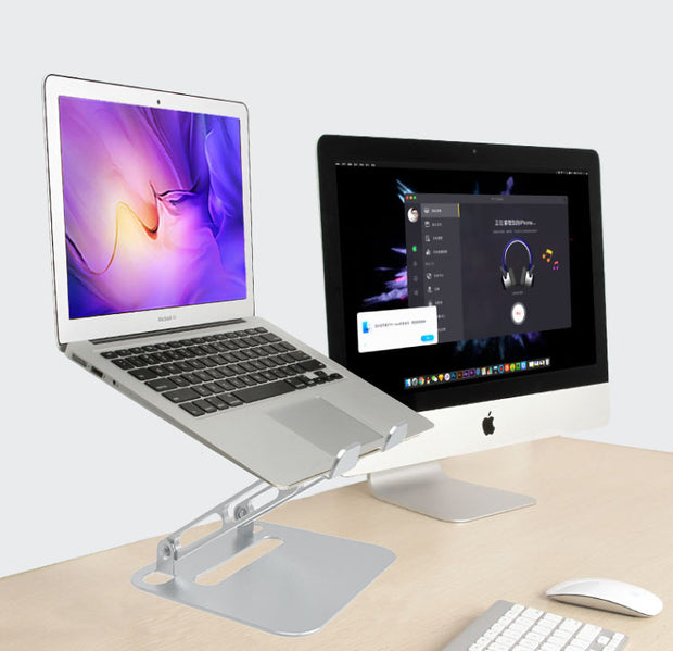 Ergonomic Laptop Cooling Stand – Foldable Aluminum Riser for Work, Study & Gaming | Zaplet
