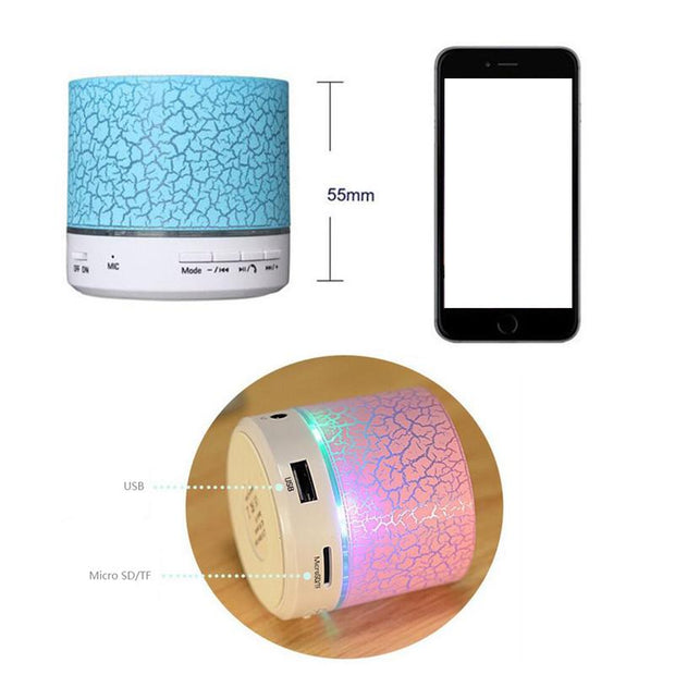 GlowBeat Mini – Portable LED Bluetooth Speaker | Zaplet