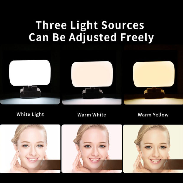 Mini LED Conference Light – Webcam Vlog & Live Streaming Kit | Zaplet