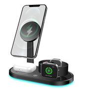 3-in-1 Magnetic Wireless Charging Station – MagSafe Stand | Zaplet