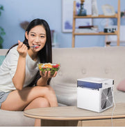 7-Color USB Mini Air Cooler – LED Night Light & UV Sterilizer | Zaplet
