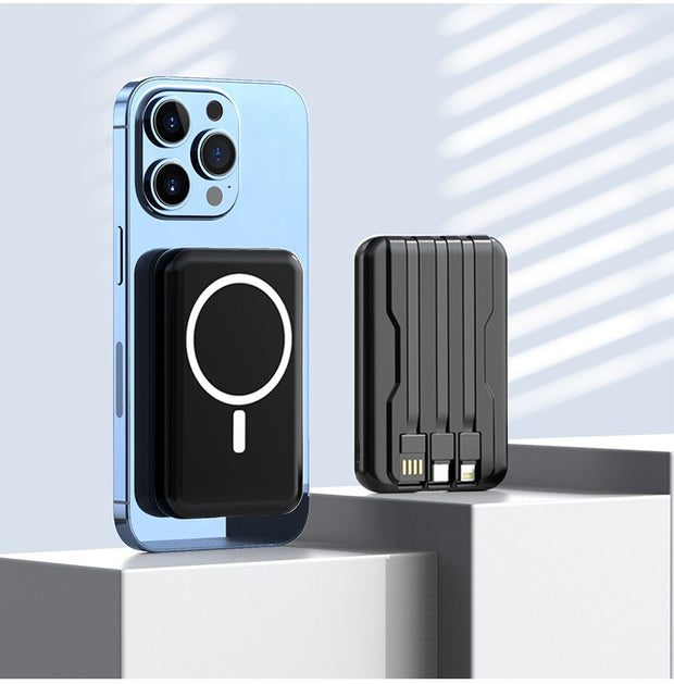 MagSafe Magnetic Wireless Power Bank – 10000mAh 15W Fast Charger | Zaplet