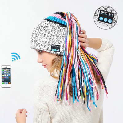 Bluetooth Beanie Hat – Wireless Headphones & Mic | Winter Music Cap