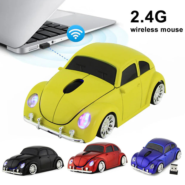 2.4G Wireless Car-Shaped Mouse – Ergonomic Design for PC & Laptop | Zaplet