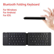 Ultra-Portable Folding Bluetooth Keyboard – Slim Backlit Wireless Keypad for iOS, Android, Windows, Tablets & Laptops | Zaplet
