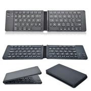 Ultra-Portable Folding Bluetooth Keyboard – Slim Backlit Wireless Keypad for iOS, Android, Windows, Tablets & Laptops | Zaplet