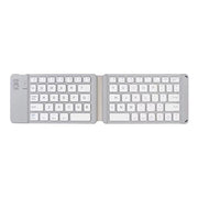 Ultra-Portable Folding Bluetooth Keyboard – Slim Backlit Wireless Keypad for iOS, Android, Windows, Tablets & Laptops | Zaplet